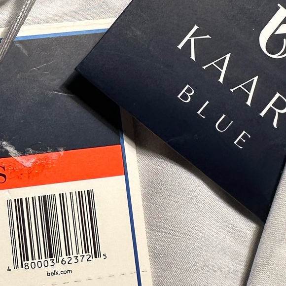 Kaari Blue Abstract Black & White Fan Tie Neck Everyday Essentials Dress NWT~ XS - Picture 8 of 12